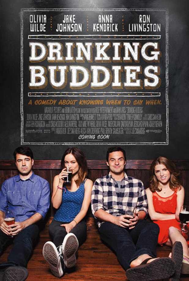 drinking buddies poster - Trailer: Drinking Buddies